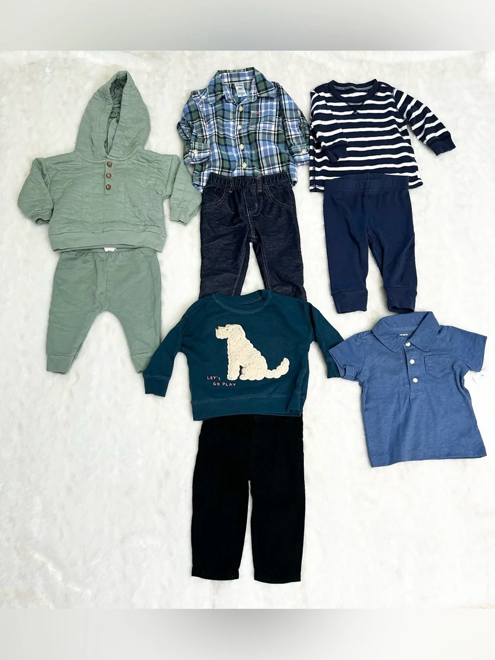 9 PIECE 6 MONTH BABY BOY BUNDLE